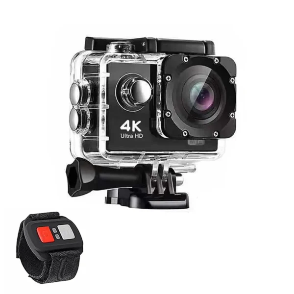 4K Waterproof UHD WiFi Camera with RF Remote and Accessories: Ultimate All-Digital Imaging Kit