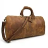 Handcrafted Leather Duffle Bag - The Bjarke Weekender: Premium Travel Companion - Image 10