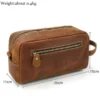 Genuine Leather Toiletry Bag - The Wanderer: Stylish and Durable Travel Organizer - Image 4