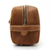 Genuine Leather Toiletry Bag - The Wanderer: Stylish and Durable Travel Organizer - Image 5