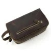 Genuine Leather Toiletry Bag - The Wanderer: Stylish and Durable Travel Organizer - Image 6