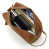 Genuine Leather Toiletry Bag - The Wanderer: Stylish and Durable Travel Organizer - Image 9