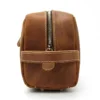 Genuine Leather Toiletry Bag - The Wanderer: Stylish and Durable Travel Organizer - Image 10