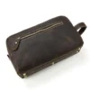 Genuine Leather Toiletry Bag - The Wanderer: Stylish and Durable Travel Organizer - Image 18