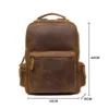 Vintage Leather Backpack - The Langley: Classic and Durable Travel Companion - Image 4