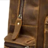 Vintage Leather Backpack - The Langley: Classic and Durable Travel Companion - Image 7