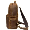 Vintage Leather Backpack - The Langley: Classic and Durable Travel Companion - Image 9