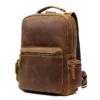 Vintage Leather Backpack - The Langley: Classic and Durable Travel Companion - Image 10