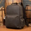 Vintage Leather Backpack - The Langley: Classic and Durable Travel Companion - Image 19