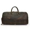 Handmade Leather Duffle Bag - The Bard Weekender: Premium Travel Companion - Image 4