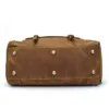 Handmade Leather Duffle Bag - The Bard Weekender: Premium Travel Companion - Image 8