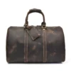 Small Leather Duffle Bag - The Brandt Weekender: Stylish and Compact Travel Companion - Image 3