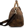 Small Leather Duffle Bag - The Brandt Weekender: Stylish and Compact Travel Companion - Image 5