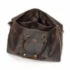 Small Leather Duffle Bag - The Brandt Weekender: Stylish and Compact Travel Companion - Image 6