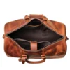 Small Leather Duffle Bag - The Brandt Weekender: Stylish and Compact Travel Companion - Image 15