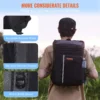 VEVOR 28-Can Leakproof Cooler Backpack Waterproof Insulated Bag with Shoulder Padding for Hiking & Camping - Image 5