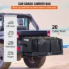 VEVOR 20 Cubic Waterproof Cargo Carrier Bag - Large Car Luggage Storage Hitch Mount for SUV, Truck, and RV - Image 11