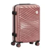 Biggdesign Moods Up 3-Piece Hard Luggage Set with Spinner Wheels - Rosegold Travel Suitcases - Image 4