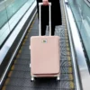 Biggdesign Moods Up 20" Pink Luggage with Cup Holder and USB Port - Stylish and Functional Carry-On - Image 2