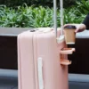 Biggdesign Moods Up 20" Pink Luggage with Cup Holder and USB Port - Stylish and Functional Carry-On - Image 5