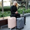 Biggdesign Moods Up 20" Pink Luggage with Cup Holder and USB Port - Stylish and Functional Carry-On - Image 11