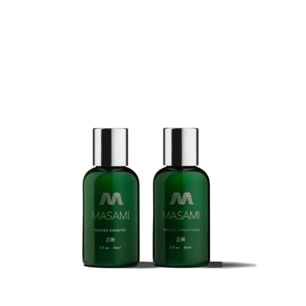 Mekabu Hydrating Travel Shampoo & Conditioner: Moisturizing Hair Care for On-the-Go