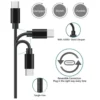 2-Pack 6FT USB-C Charging Data Cables: Fast Charging & Sync for Phones and Tablets - Image 2