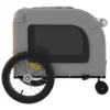 vidaXL Pet Bike Trailer - Orange & Gray, Durable Oxford Fabric and Iron Frame for Safe and Comfortable Rides - Image 7