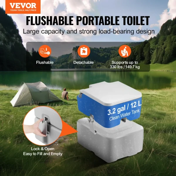 Portable Convenience: The Essential Porta Potty Solution for all outdoor activities