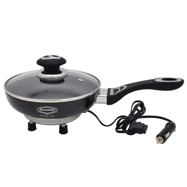 RoadPro Portable Frying Pan: Convenient and Compact Cooking Solution for On-the-Go Meals