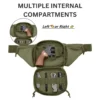 Tactical Waist Bag & MOLLE EDC Pouch: Durable Outdoor Gear for Hiking & Camping - Image 16