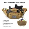 Tactical Waist Bag & MOLLE EDC Pouch: Durable Outdoor Gear for Hiking & Camping - Image 25