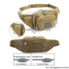 Tactical Waist Bag & MOLLE EDC Pouch: Durable Outdoor Gear for Hiking & Camping - Image 26