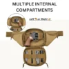 Tactical Waist Bag & MOLLE EDC Pouch: Durable Outdoor Gear for Hiking & Camping - Image 27