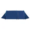 Waterproof 4-Person Camping Tent - Navy Blue & Light Blue, Durable Outdoor Shelter for All Weather - Image 2