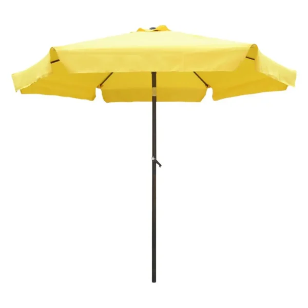 Outdoor 8-Foot Aluminum Umbrella: Stylish and Durable Patio Shade with Adjustable Tilt