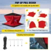 2-Person Ice Fishing Shelter Tent: Portable Pop-Up Outdoor Fish House for Winter Fishing - Image 3