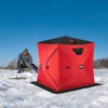 2-Person Ice Fishing Shelter Tent: Portable Pop-Up Outdoor Fish House for Winter Fishing - Image 7