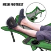 VEVOR Green Folding Camp Chair with Footrest: Reclining Lounge Chair for Camping & Fishing - Image 5