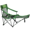 VEVOR Green Folding Camp Chair with Footrest: Reclining Lounge Chair for Camping & Fishing - Image 8