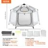 VEVOR Portable Baby Playpen with Canopy: Lightweight Pop-Up Play Yard for Indoor/Outdoor Use - Image 6