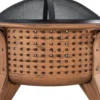 Sunjoy 30-Inch Outdoor Wood-Burning Fire Pit: Durable Steel Fire Bowl for Backyard Warmth & Ambiance - Image 16