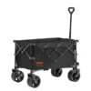 VEVOR Collapsible Folding Wagon: Heavy Duty All-Terrain Cart with 220L Capacity & Drink Holders - Image 9