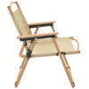 Camping Chairs 2-Piece Set Beige Oxford Fabric 21.3"x16.9"x23.2" - Comfortable Outdoor Seating - Image 4