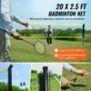 VEVOR Badminton Net Set: Portable Outdoor Net with Poles, Rackets, Shuttlecocks & Carrying Bag Perfect for Backyard & Beach - Image 2