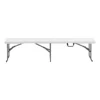 VEVOR 6FT Plastic Folding Bench Portable Outdoor Seating for Picnic, Camping & Garden - Image 10