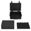 vidaXL Portable Flight Case Black 9.4"x7.5"x4.3" PP - Image 2