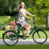 VEVOR Tricycle Adult 24 Wheels Adult Tricycle 7-Speed 3 Wheel Bikes For Adults Three Wheel Bike For Adults Adult Trike Adult Folding Tricycle Foldable Adult Tricycle 3 Wheel Bike Trike For Adults - Image 7