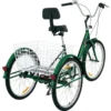 VEVOR Tricycle Adult 24 Wheels Adult Tricycle 7-Speed 3 Wheel Bikes For Adults Three Wheel Bike For Adults Adult Trike Adult Folding Tricycle Foldable Adult Tricycle 3 Wheel Bike Trike For Adults - Image 10