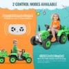 VEVOR Kids Ride on Tractor 12V Electric Toy Tractor with Trailer Remote Control - Image 3